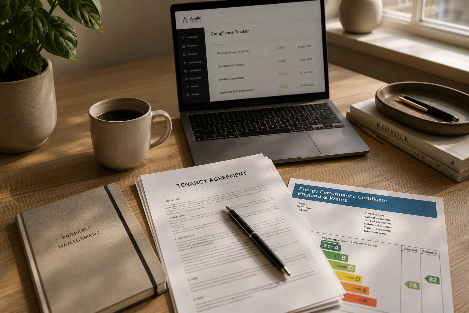 Residential property detail representing compliance and documentation.
